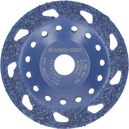 EXPERT Multi Material Carbide Grinding Head Medium, Slanted, 100 mm, 16 mm Bosch EXPERT Multi Material Carbide Grinding Head medium slanted 100mm.