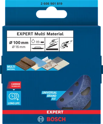 Bosch EXPERT Multi Material 100 mm carbide grinding head