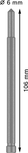 Bosch pilot pin for PRO Metal TCT Annular Cutter 6 x 106 mm.