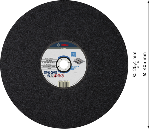 Bosch PRO Metal Cutting Disc 405 x 3.6 x 25.4 mm.