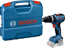 Bosch GSB 18V-65 cordless drill with carrying case.
