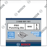 Bosch PRO Punching Die M40 for stainless steel.