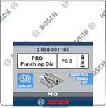 Bosch PRO Punching Die PG9 for stainless steel, long life.