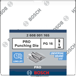 Bosch PRO Punching Die PG16 for stainless steel.