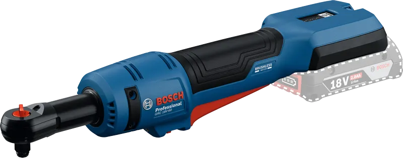 Bosch GRC 18V-60 cordless ratchet wrench for tightening bolts.