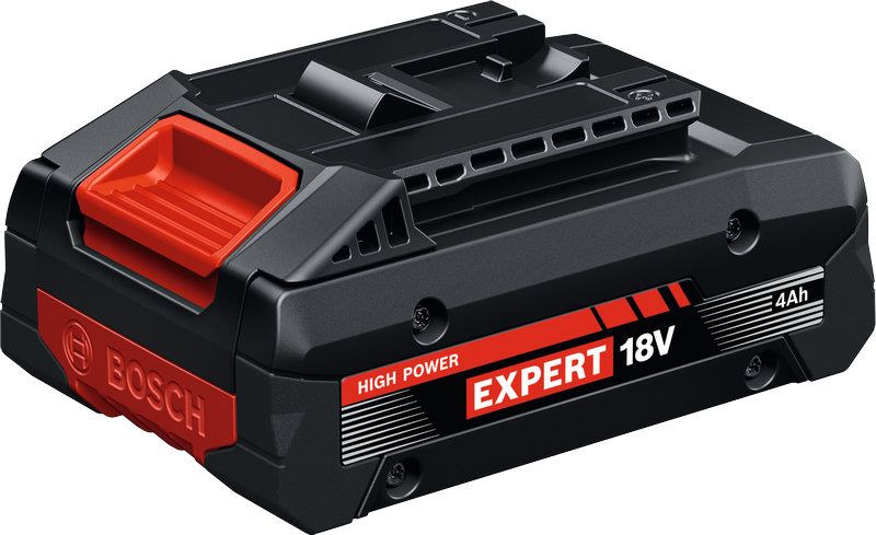 Bosch EXBA18V-40 battery pack, 18V 4Ah capacity.