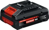 Bosch EXBA18V-40 battery pack, 18V 4Ah capacity.