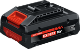 Bosch EXBA18V-40 battery pack, 18V 4Ah capacity.