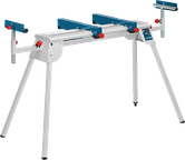 Bosch GTA 2600 saw stand with extendable support.