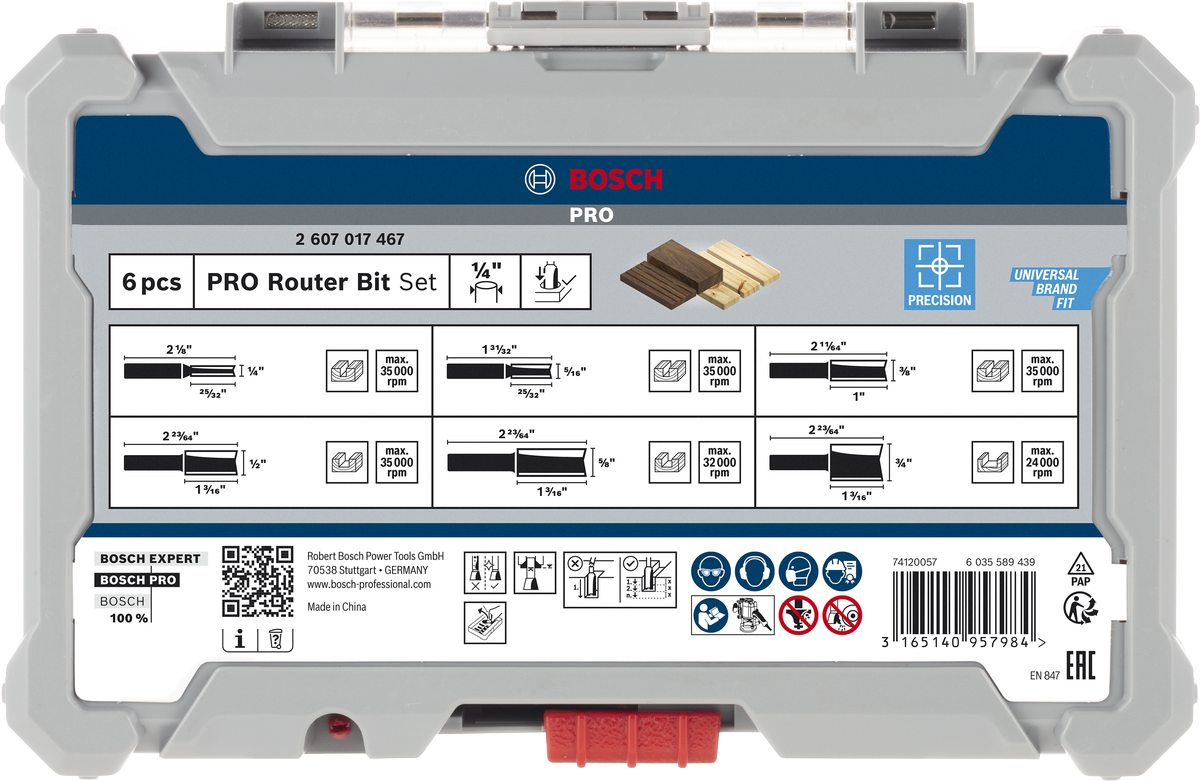 PRO Router Bit Set