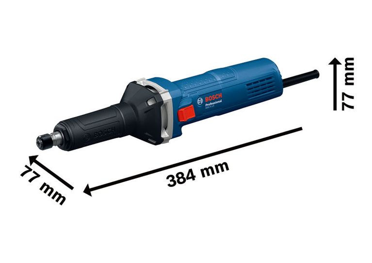 GGS 5 LS Bosch GGS 5 LS straight grinder with 384 mm length.
