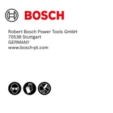 Bosch hammer tool label