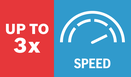 3x speed.