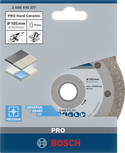 Bosch PRO Hard Ceramic 105×16/20 mm diamond cutting disc.