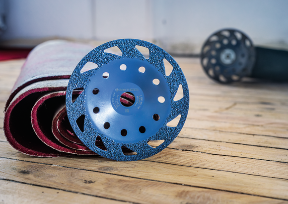 Bosch Expert Carbide Grinding Head for floor sanding.