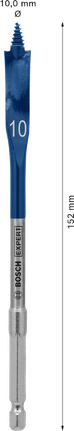 Bosch EXPERT Self Cut Speed Spade Drill Bit 10 x 152 mm.