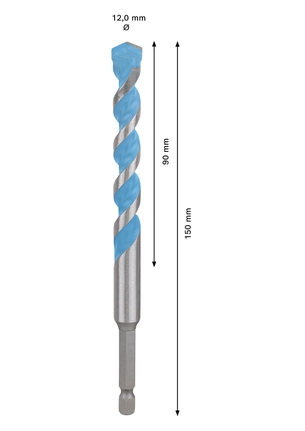Bosch EXPERT HEX-9 Multi Construction Drill Bit 12 mm.
