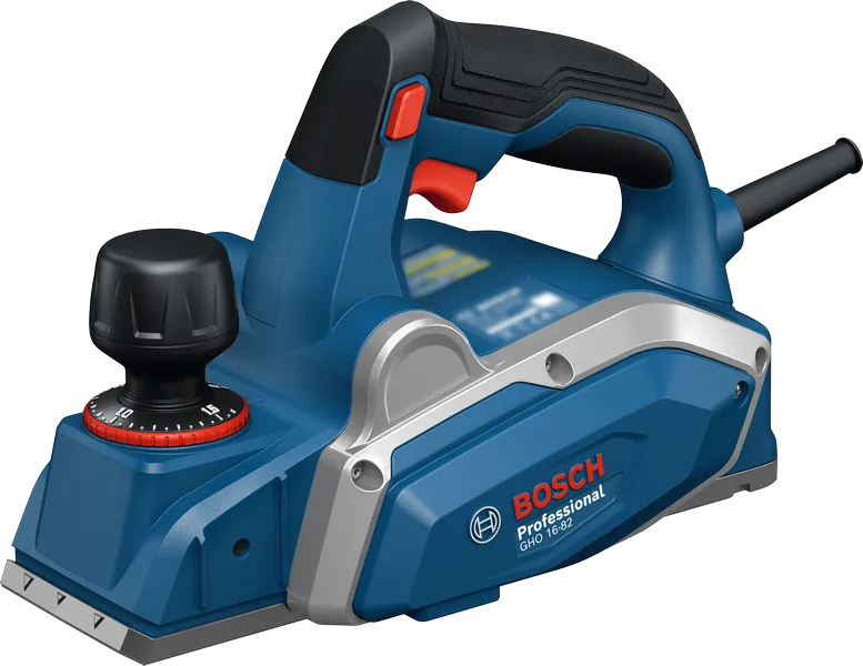 GHO 16-82 Bosch GHO 16-82 planer for precise wood surfacing.