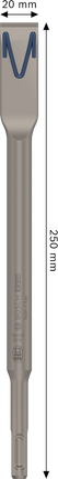 Bosch EXPERT SDS plus-8C Flat Chisel 20x250 mm.