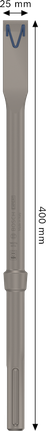 Bosch EXPERT SDS max-8C Flat Chisel 25x400 mm.