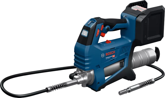 GFP 18V-10 Bosch GFP 18V-10 cordless caulk gun with flexible hose.