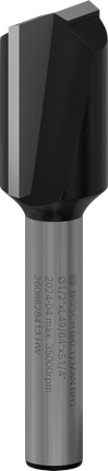 PRO Router Straight Bit, Two Flutes, Ø 1/2″ x L 49/64″, Shank 1/4″ Bosch PRO Router Straight Bit, two flutes 1/2 inch.