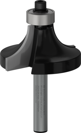 PRO Router Bit Rounding Over, R 1/2″, Shank 1/4″ Bosch PRO Router Bit Rounding Over R 1/2" Shank 1/4.