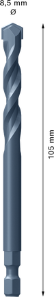 Bosch pilot drill TCT 8.5mm for EXPERT Power Change Plus.