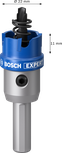 Bosch EXPERT Sheet Metal arbored hole saw 22 mm.