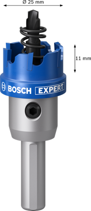 Bosch EXPERT Sheet Metal arbored hole saw 25 mm.