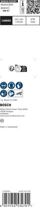 EXPERT Vehicle Rescue S1157CHM Bosch EXPERT Vehicle Rescue S 1157 CHM reciprocating saw blade.