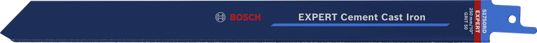 EXPERT ‘Cement Cast Iron’ S 1750 RD Reciprocating Saw Blade 1-pc Bosch EXPERT Cement Cast Iron S 1750 RD saw blade.
