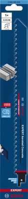 Bosch EXPERT Aerated Concrete S 1241 HM reciprocating saw blade.