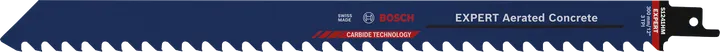 EXPERT Aerated Concrete S1241HM Blade Bosch EXPERT Aerated Concrete S1241HM reciprocating saw blade.