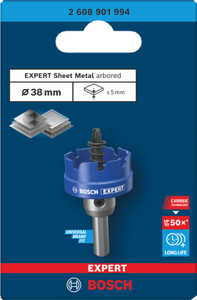 Bosch 38 mm sheet metal hole saw.