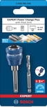 Bosch EXPERT Power Change Plus Arbor with HSS-G pilot drill.