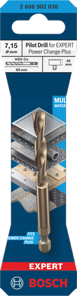Bosch Pilot Drill EXPERT Power Change Plus HSS-Co 7.15mm.