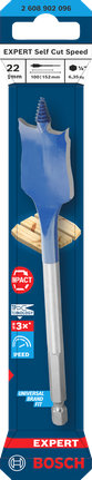 Bosch EXPERT Self Cut Speed Spade Drill Bit 22 mm.