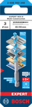 Bosch EXPERT HEX-9 Multi Construction Drill Bit, 3 mm.
