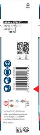 Bosch EXPERT HEX-9 Hard Ceramic Drill Bit 3 x 90 mm.
