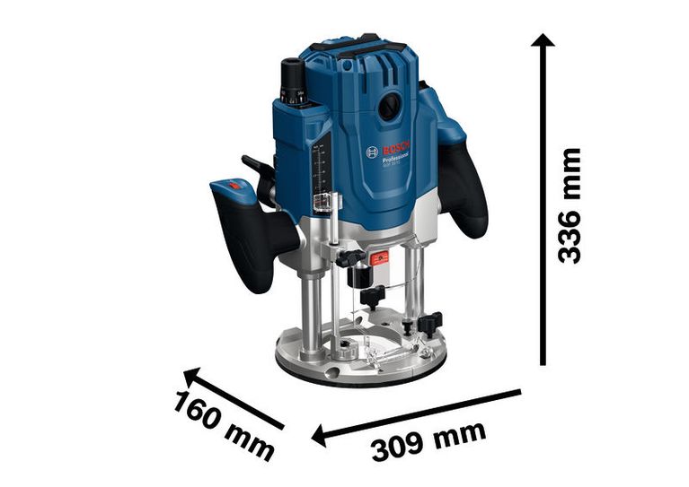 GOF 20-12 Bosch GOF 20-12 router, precise depth adjustment.