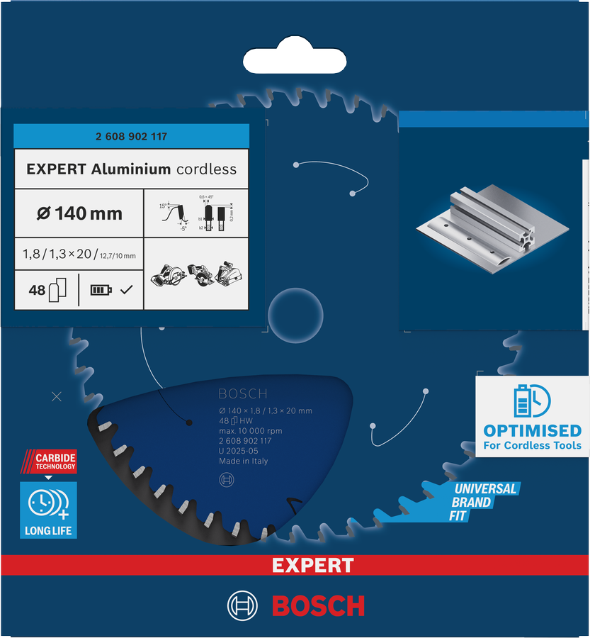 EXPERT Aluminium cordless