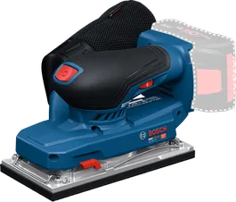 GSS18V-18 Bosch GSS18V-18 orbital sander with ergonomic grip.