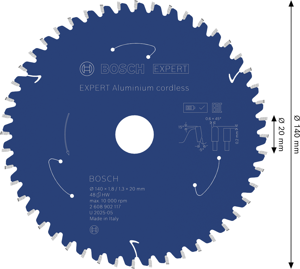 EXPERT Aluminium cordless