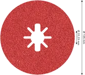 Bosch PRO R780 X-Lock Fibre Disc 125 mm G50.