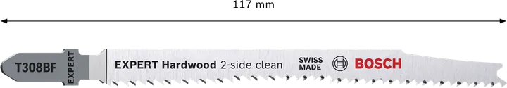 EXPERT Hardwood 2-side clean T308BF Bosch EXPERT Hardwood 2-side clean T308BF jigsaw blade.