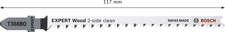 EXPERT Wood 2-side clean T308BO Bosch EXPERT Wood 2-side clean T308BO jigsaw blade.