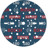 Bosch EXPERT O780 150mm G180 foil sanding disc.