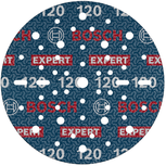 Bosch EXPERT O780 150mm G120 foil sanding disc.