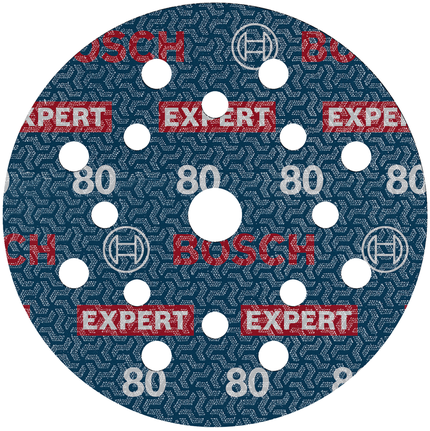 Bosch EXPERT O780 125 mm G80 foil sanding disc.
